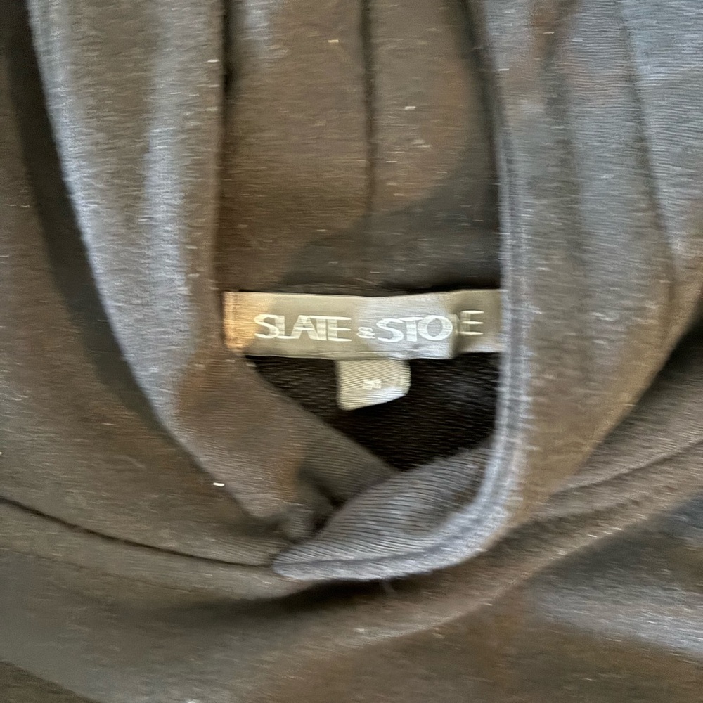 Slate & Stone Mens Sweater Hoodie.SIZE M Color Black